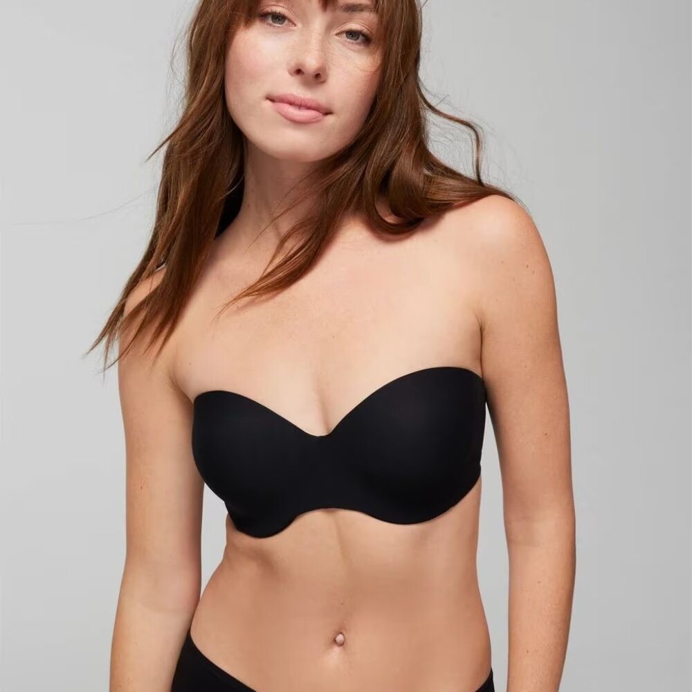 Soma Enbliss Wireless Strapless Bra Black 38D | NWOT |